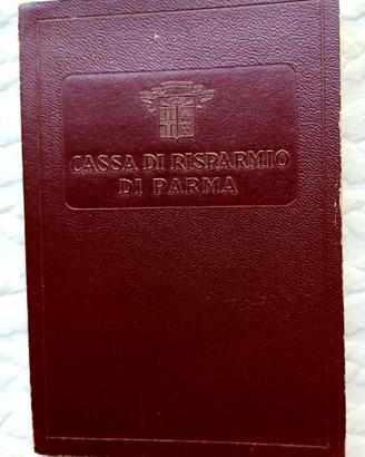 Libretto Piccolo Risp. Cassa di Risparmio di Parma