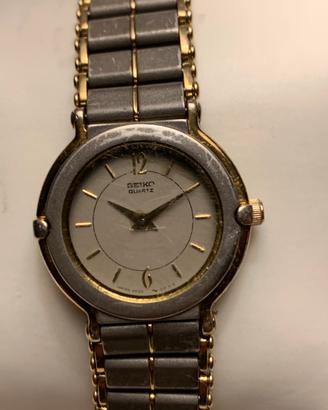 Orologio Donna Seiko Quartz Vintage(1985) bicolore