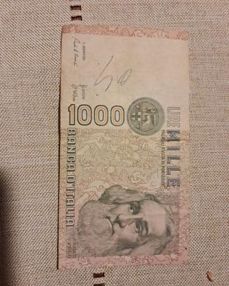Banconota marco polo 1000 lire 1982