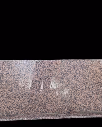 Lotto 5 pezzi granito rosa/rosso lucidato - soglie