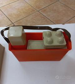 valigetta borsa in plastica rigida da pic nic