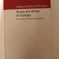 Storia del diritto in Europa di A.P.Schioppa