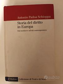 Storia del diritto in Europa di A.P.Schioppa