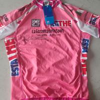 Maglia Rosa Ciclismo Nuova Autografo Moser