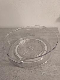 Vassoio Girevole Organizer Trasparente 29 cm