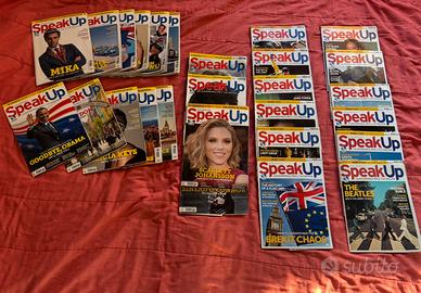 SpeakUp riviste di inglese (27 numeri). PREZZO GIÙ