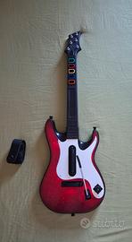 Chitarra Wireless Guitar Hero PS2 e PS3 Tracolla