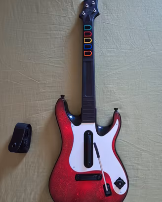 Chitarra Wireless Guitar Hero PS2 e PS3 Tracolla