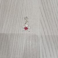 Ciondolo argento simil rappresentante la fiamma d