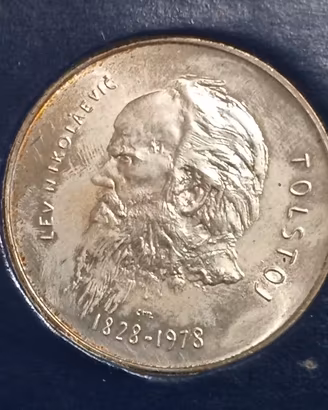 #2338 – Una moneta 1000 Lire San Marino a TOLSTOJ