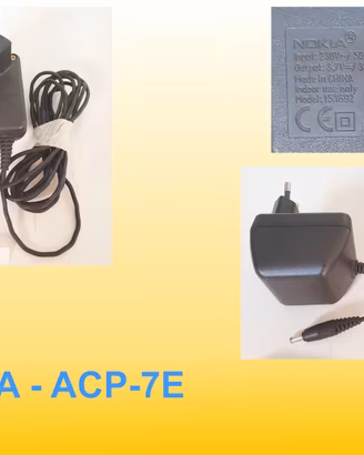 carica batterie da muro originale Nokia ACP-7E