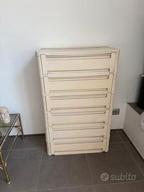 Cassettiera di Olaf Von Bohr per Kartell, anni '70