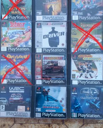 Giochi x playstation1:crash, etc
