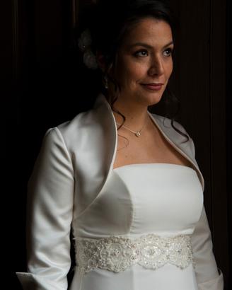 Vestito da sposa a sirena con corpetto 