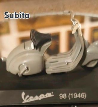 VESPA 98 1946 modellino collection DIE CAST SCALA 