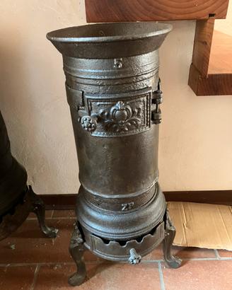 Antiche stufe in ghisa decorate – anche in coppia