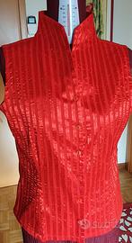 camicia rossa Nara Camice