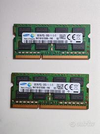 2x8GB Ram DDR3L 12800S Sodimm Samsung (16GB)
