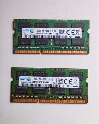 2x8GB Ram DDR3L 12800S Sodimm Samsung (16GB)