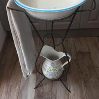 Lavabo da camera- vintage in ferro battuto a 81cm.