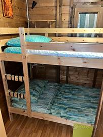 Letti a castello Ikea Mydal 90x200