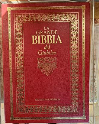 La Grande Bibbia del Giubileo + "registro di famig