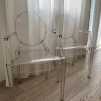 Kartell sedia Louis Ghost Philippe Starck