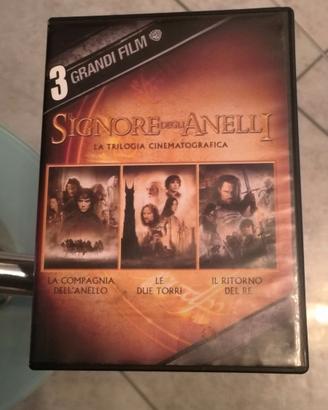 Trilogia Signore degli anelli e 3 dvd Lo Hobbit