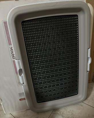 Portatraverse rettangolare con griglia per cani