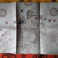 Carta nautica Mediterraneo 1557