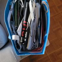 Pacco di borse di carta varie dimensioni