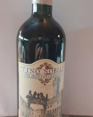 bottiglia vino Nobile di Montepulciano 1997