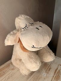 Peluche a forma di Pecora morbidissima cm 45x38