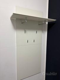 Pannello Appendiabiti moderno da Parete Bianco