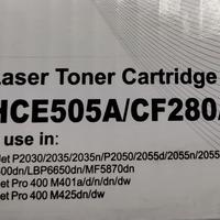toner CE280A compatibile per HP