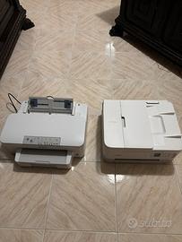Due stampanti CANON PIXMA TS7451a e EPSON WF3010