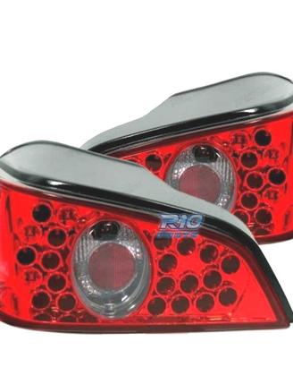 FANALI PEUGEOT 106 96-04 LED SFONDO ROSSO