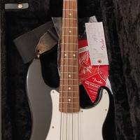 Fender precision bass player black