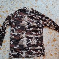 Maglia Tecno Tattica Camo Militare Aderente elasti