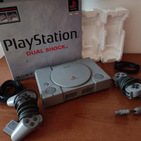 Playstation 1 con 2 joypad