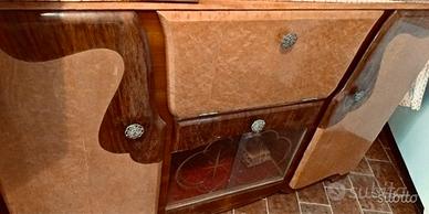 Armadio Vetrina Stile Retrò