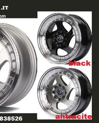 Cerchi Turbo II 6x14 4x98 et25 Fiat Lancia Alfa