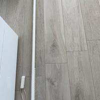 Binario tenda soffitto Lineare in Alluminio Bianco