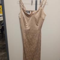 abito champagne dolce e gabbana vintage 