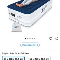 Materasso gonfiabile per campeggio o casa al mare