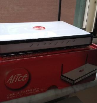 Modem ADSL Alice Gate 2 Plus Wi-Fi libero