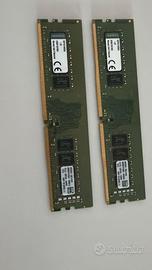 16GB (2X8Gb) RAM Kingston KCP421ND88  DDR4 2133MHz