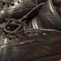 scarpe fila nere pelle maschili