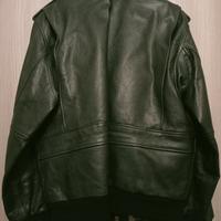 Giubbotto in vera pelle ,anni '80,nero.