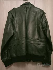 Giubbotto in vera pelle ,anni '80,nero.